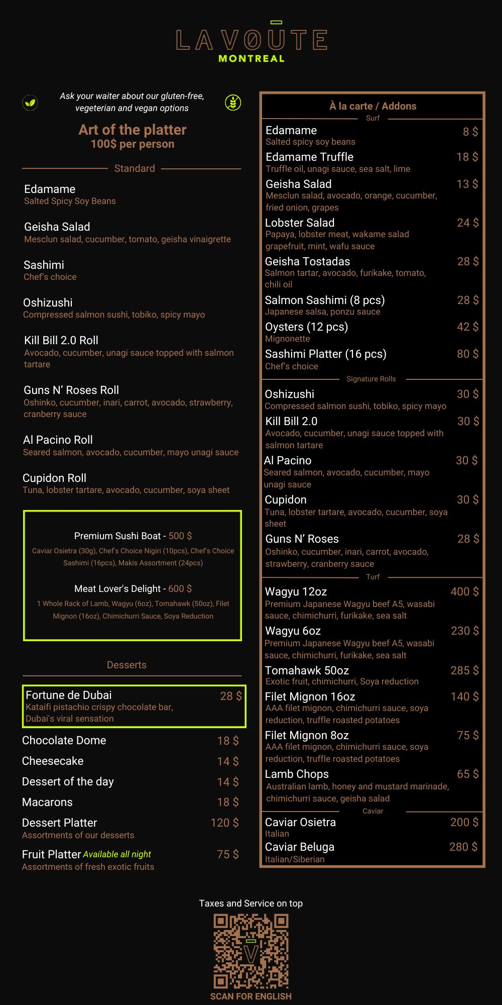 Halloween Menu LV - eN